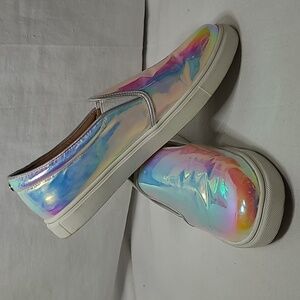 J Adam's Slip On Iridescent Glimmer Shoes Size Womens Size 9